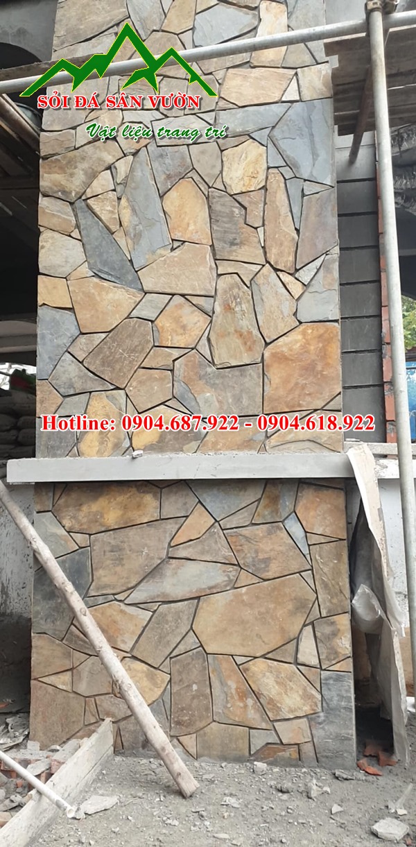 đá rối ốp tường tự nhiên