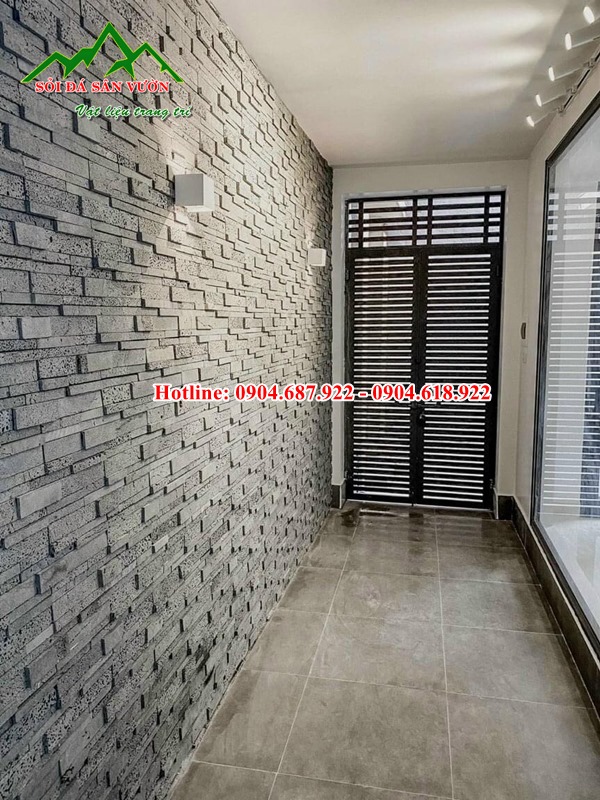 Đá ong xám 3d ốp tường