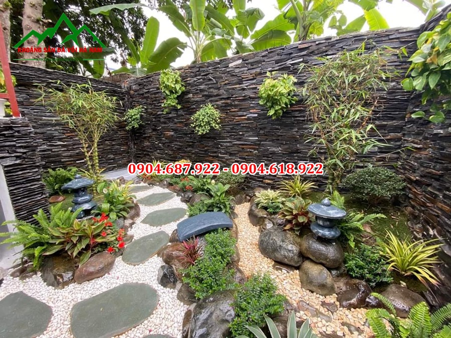 mẫu đèn đá trang trí tiểu cảnh