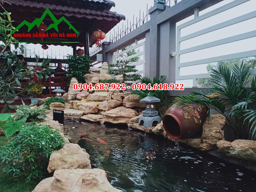 bán đèn đá trang trí hồ cá