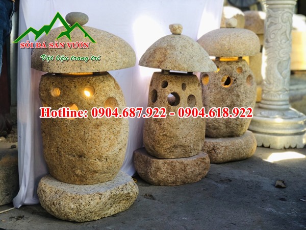 bán đèn đá cuội giá rẻ