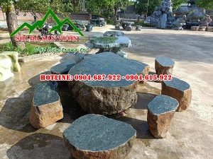 Bán bàn ghế đá nguyên khối