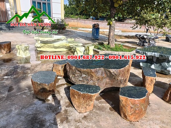 Bán bộ bàn ghế đá tự nhiên