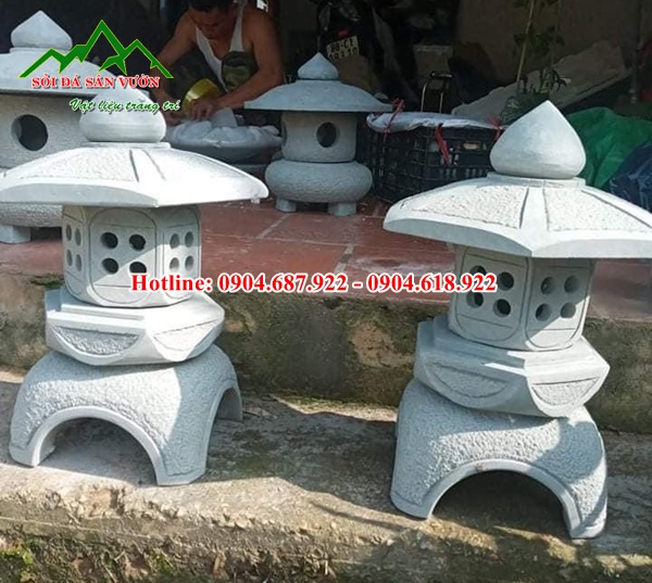 mẫu đèn đá tiểu cảnh