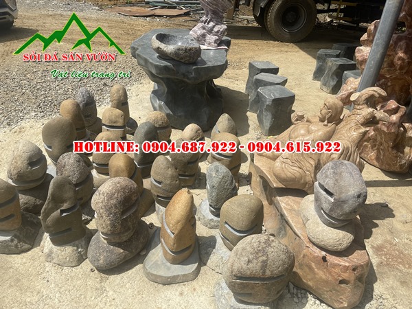 kho đèn đá cuội sân vườn tại hà nội