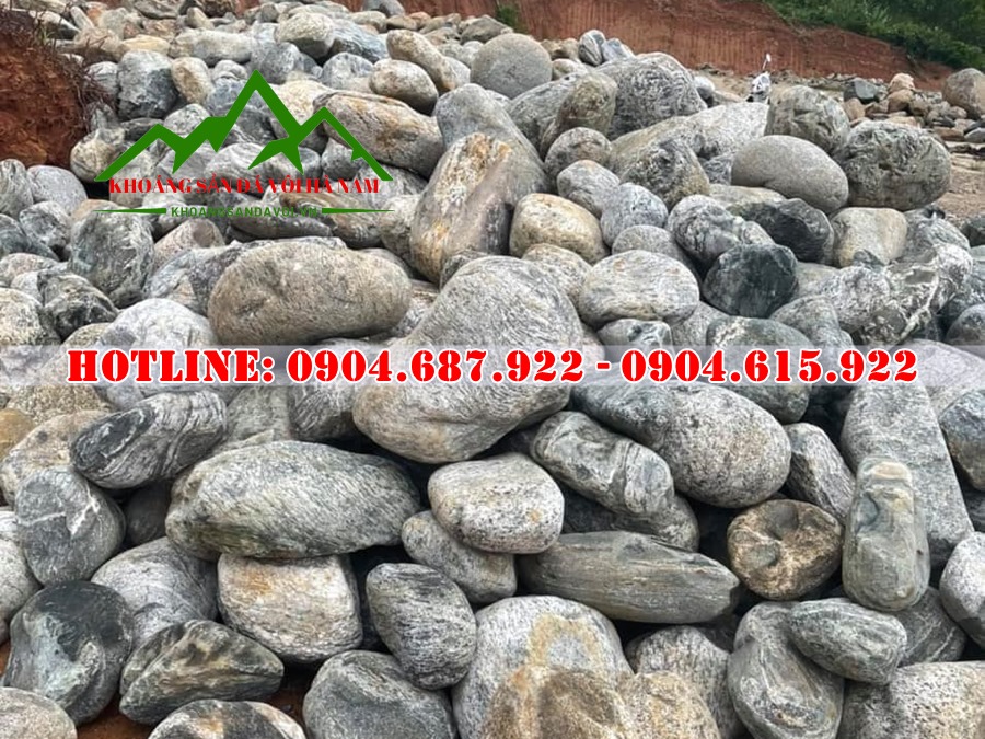 khai thác cung cấp đá cuội vân mây