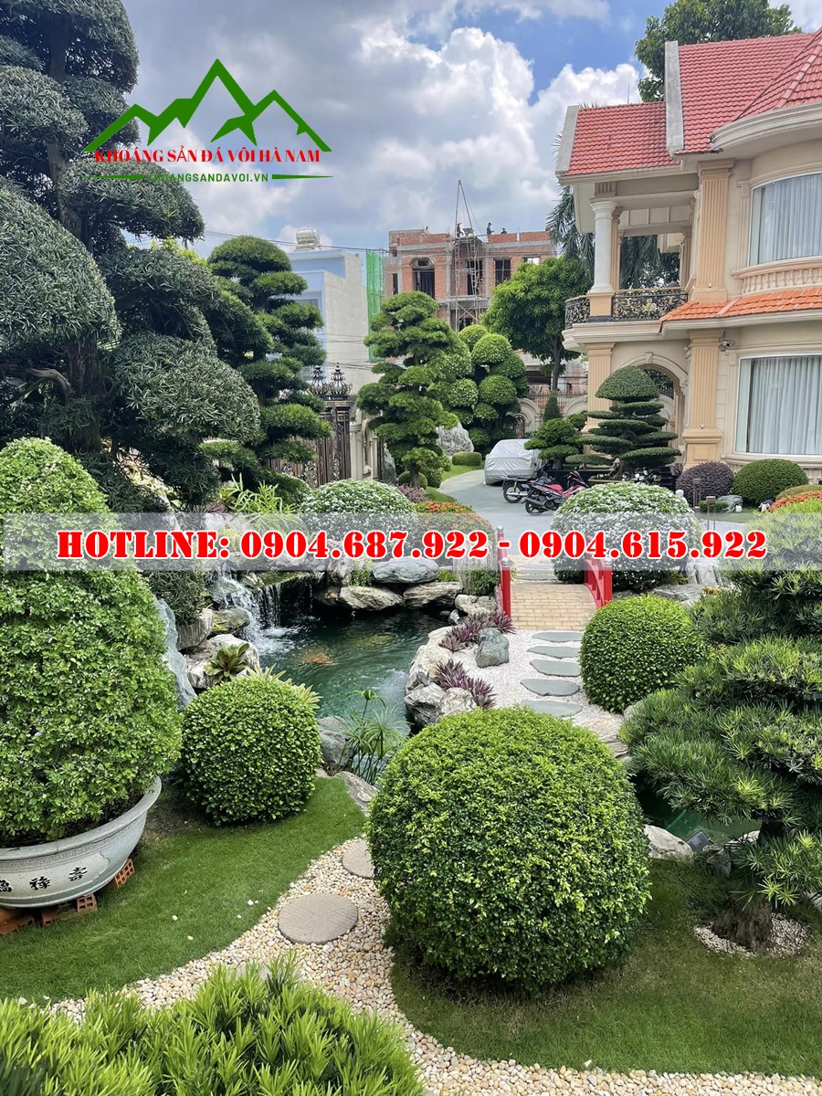 Đá cuội vân mây trang trí