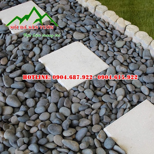sỏi đen tự nhiên trang trí