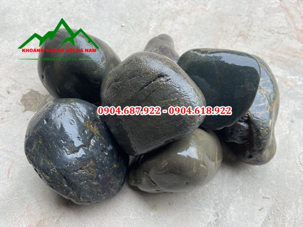 bán sỏi cuội đen tự nhiên
