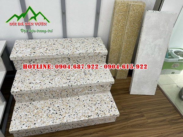 xi măng trắng làm terrazzo