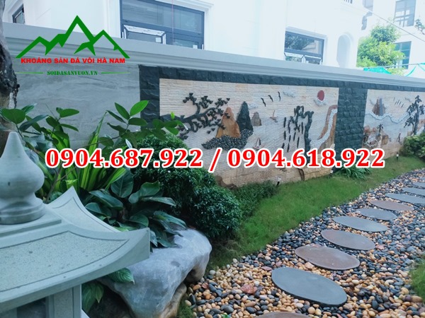 sỏi trang trí sân vườn