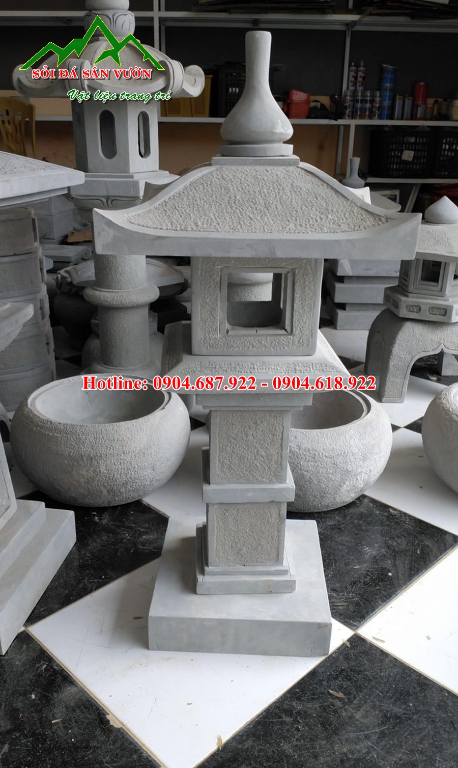 Mẫu đèn đá sân vườn được yêu thích