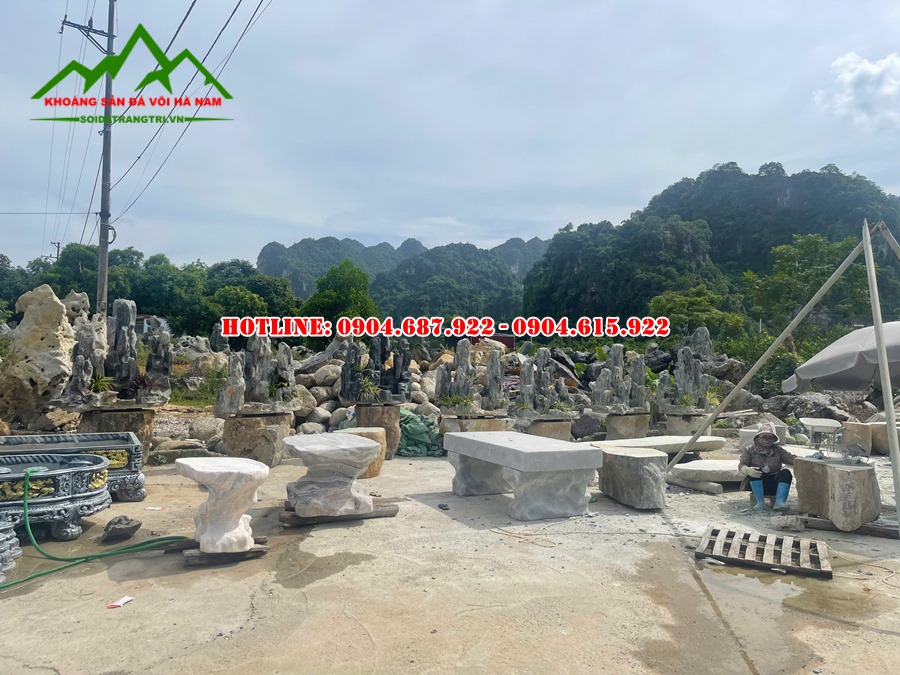 xưởng đá cảnh trang trí sân vườn