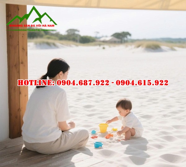 bán cát trắng sân chơi