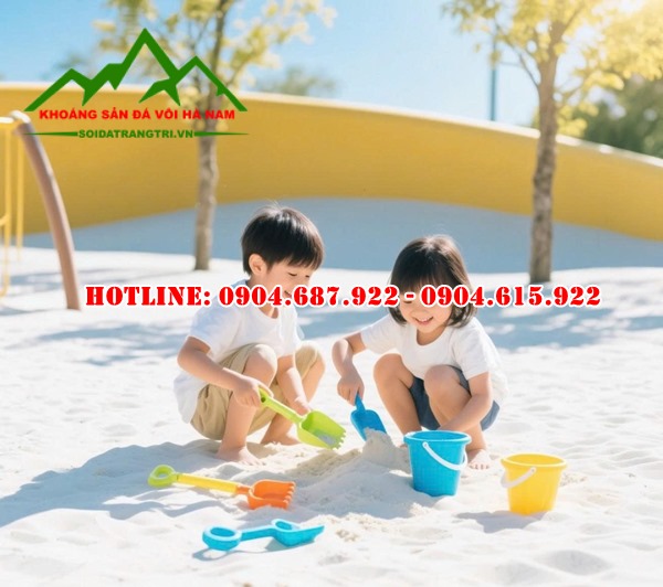 phân phối cát trắng sân chơi trẻ em