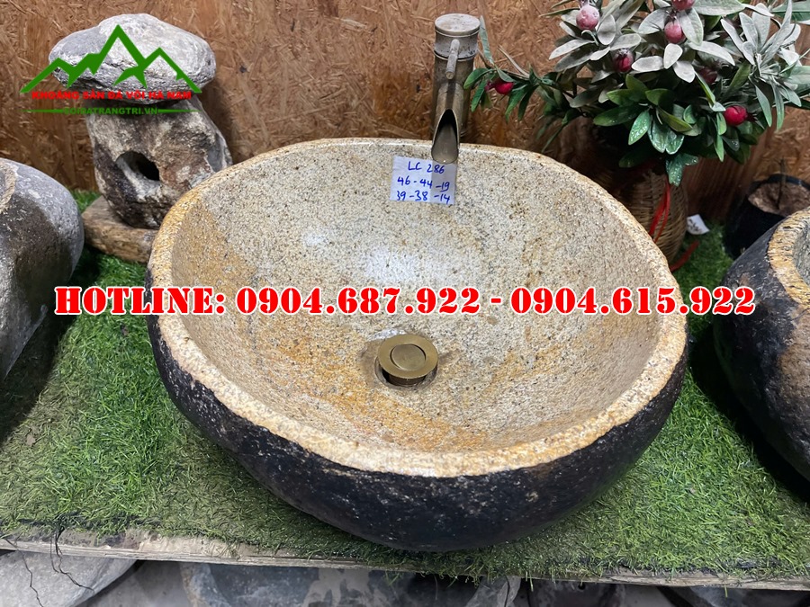 bán lavabo đá cuội tại hải dương