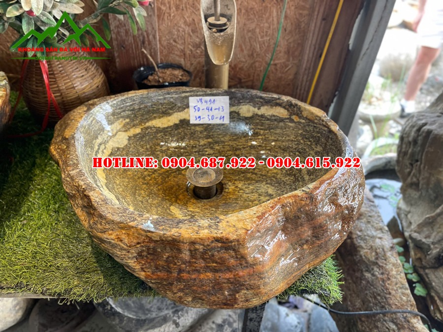 lavabo đá cuội tại hà nội